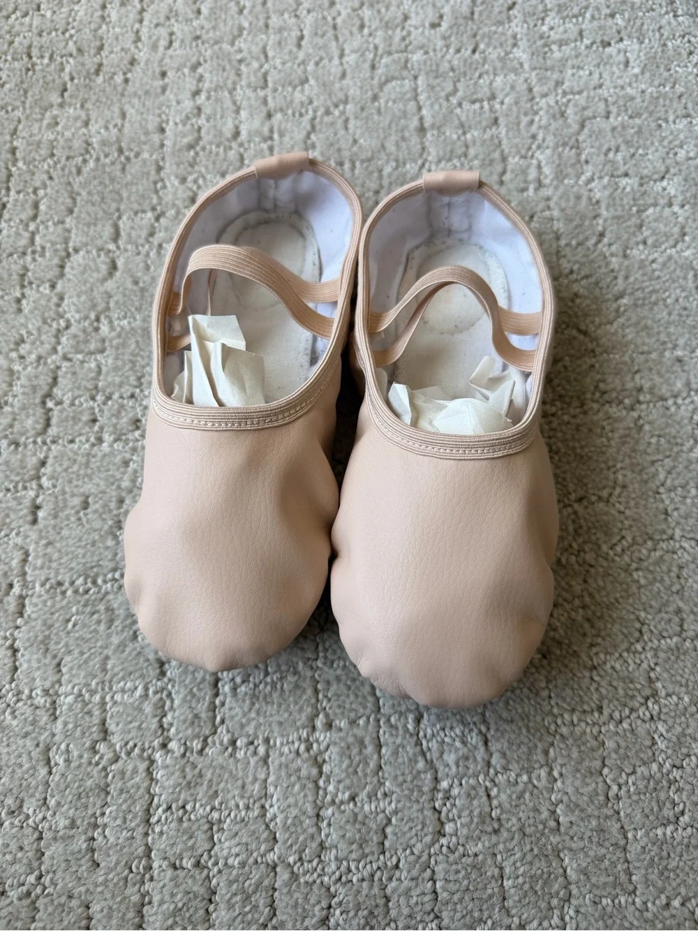 Ballet Sippers Shoes in Nude Pink Size 1